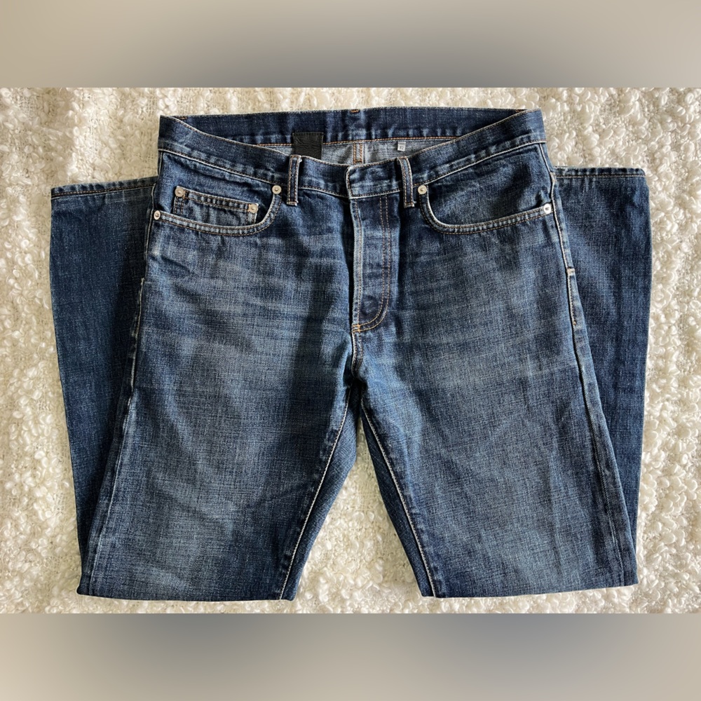 DIOR Homme. Medium Wash Straight Leg Slim Fit Denim Jeans. Size US 32. - Picture 2 of 16
